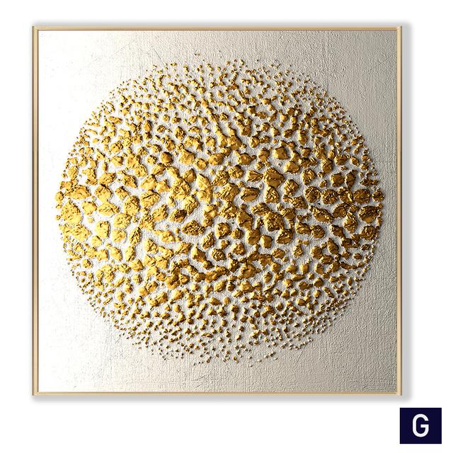 Abstract Vintage Gold Luxury Posters Nordic Canvas Art Painting Home Decor Wall Art Retro Print Living Room Minimalist Picture