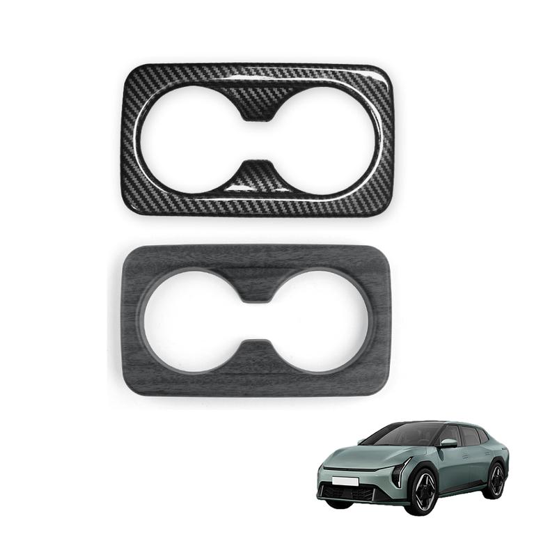 Car Rear Passenger Row Seat Water Cup Holder Cover Trim Interior For Kia EV4 2025 2026 Car Accessories LHD/RHD