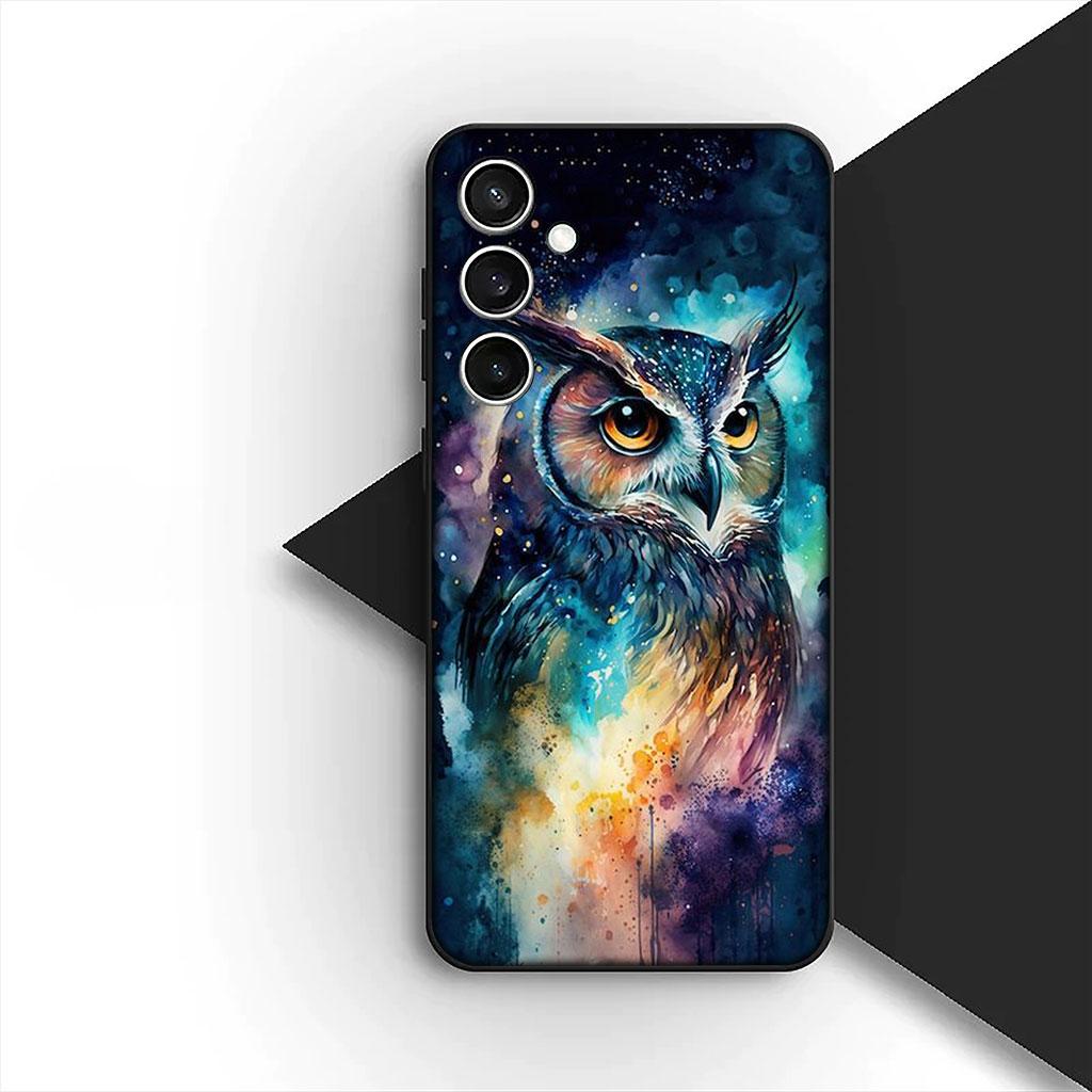 Owl Cartoon Phone Cover Soft Case for Apple iPhone 17 Air 12 13 Pro Max Mini ProMax 7 + 8 Plus Casing