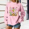 Women's Loose Comfortable Casual Fashionable Character Printing Round Neck Long Sleeved Sweatshirt