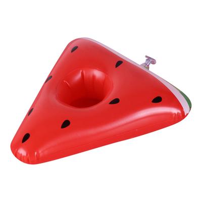 Portabevande Gonfiabile per Piscina Forma Anguria Pizza Galleggianti Giocattoli Divertenti per Bambini in Acqua