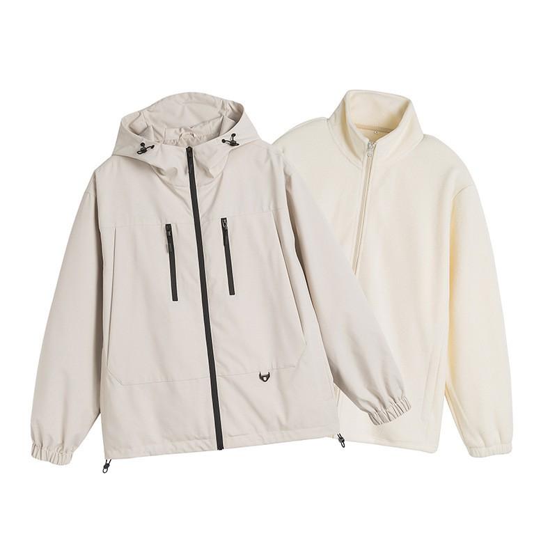 3-in-1 Hiking Jacket Waterproof Windproof Outdoor Coat Fall Winter