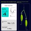 3pcs Double Hook Fishing Hair Rigs Hook Anti Bottom Carp Rigs Fishing Lure  Fishing Tackle