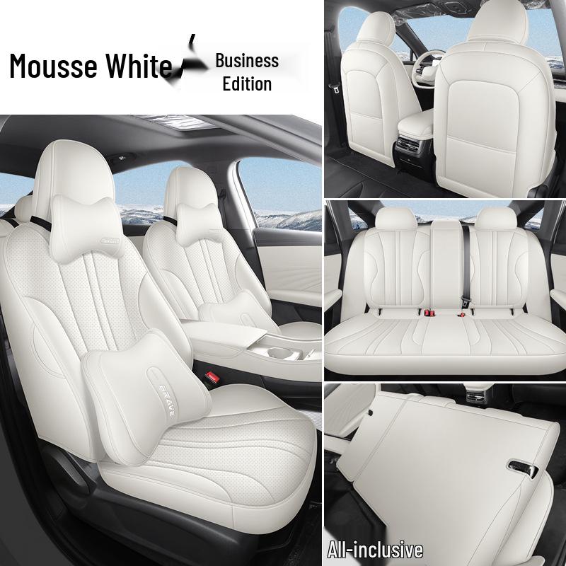 Roewe M7DMH Original Perforerade Läder Bilbarnstolsskydd - Andningsbara & Hälsobevarande