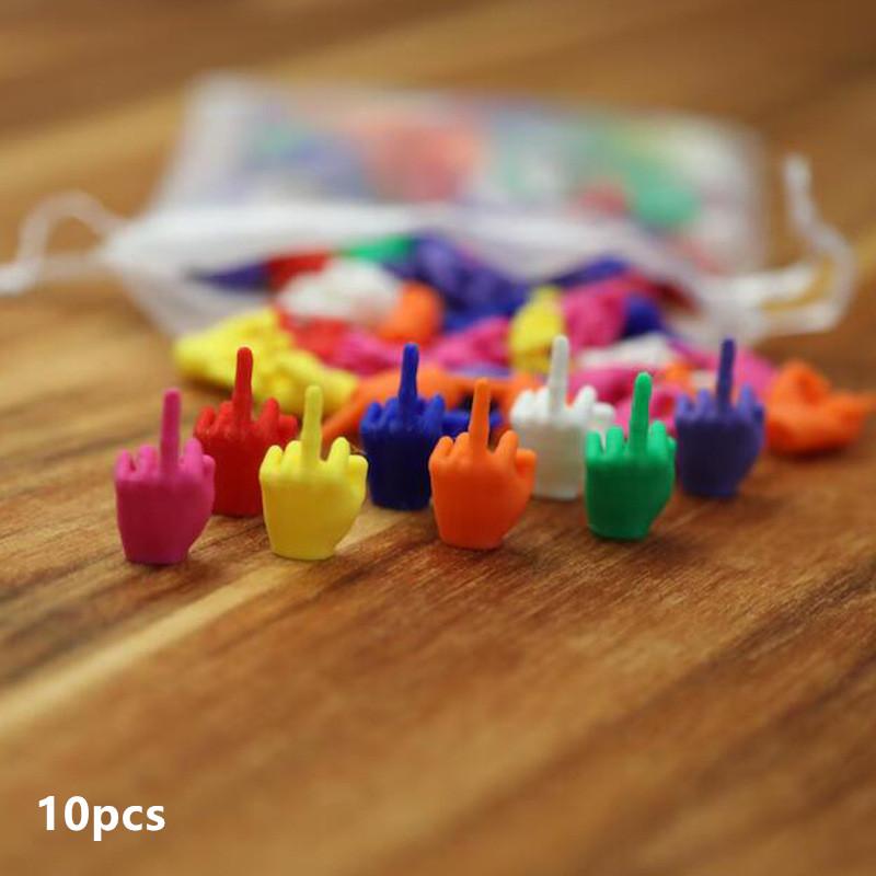 10/20Pcs 3D Printed Finger Gesture Statue Figurine Sculpture Gesture Figure For Desktop Home Decoration 10pcs