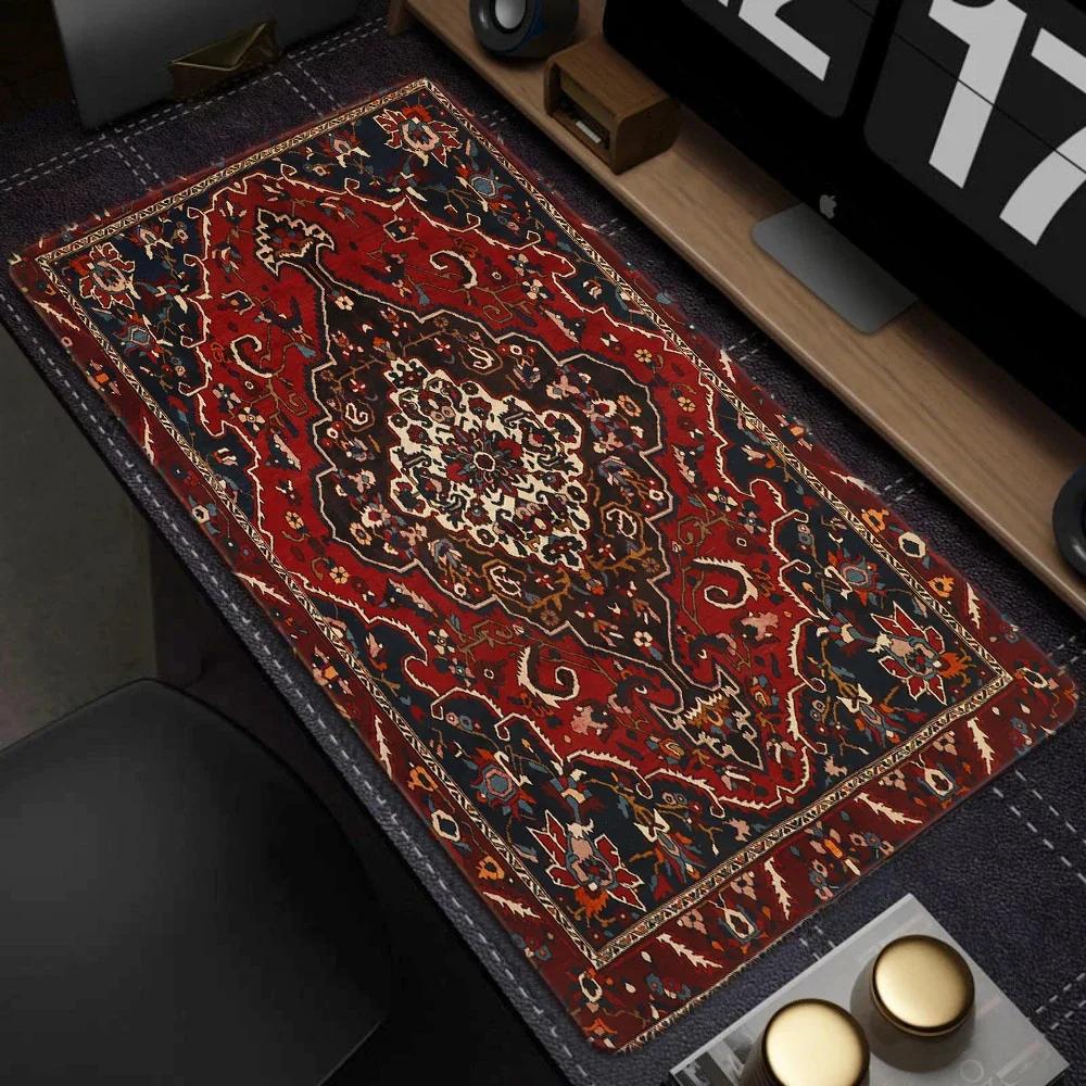 Hot Sell Persian Hd Mousepad Large Big Office Carpet Cushion Gamer Desk Mat Computer Accessorie Table Speed Nonslip Rubber Rug
