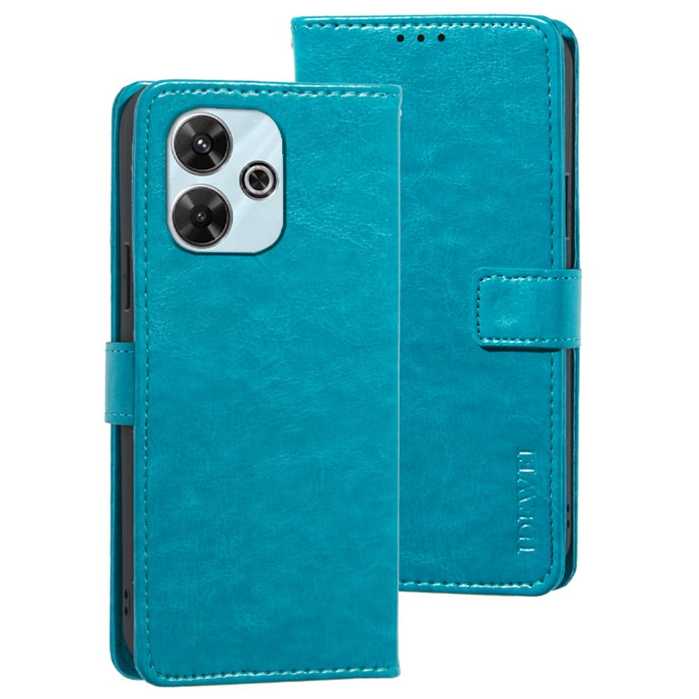 For Xiaomi Redmi 13 5G/13 4G Case Crazy Horse Texture Flip Leather Phone Cover