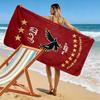 Al Ahly SC Aufdruck Strandtuch, Großes Weiches Schnelltrocknendes Handtuch für Strand Camping Schwimmen