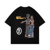 Fashionable Cartoon Style Pure Cotton Summer Clothing Men's Casual Character Print Women's Autumn Y2K Streetwear