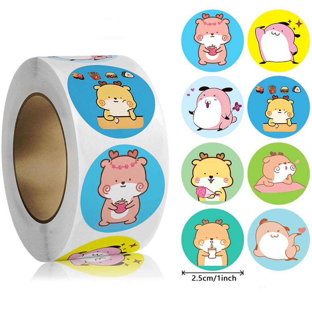 Seals Card Sticker Cute Cartoon Korean Paper X066
