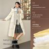 Aolilai Chen Duling Women's Detachable Hooded Long Down Jacket