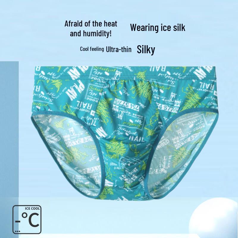 AISRVE Men s Breathable Ice Silk Triangle Briefs