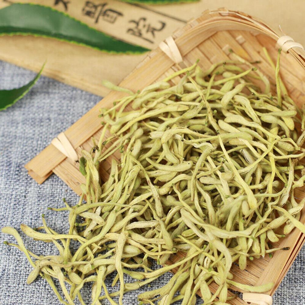 Premium Geißblatt Kräutertee 500g loser Blatt Chinesischer Bio Grüner Tee Gesundes Getränk für Männer Frauen