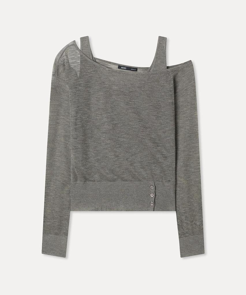 MIXXO Sleeveless Layered Knit_Miwkag705T