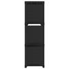 VidaXL Étagère d'affichage 9 cubes Noir 103x30x107,5 cm Tissu 322610
