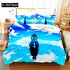 Anime Tokyo Ghoul 3D-bedruckter Bettbezug Kissenbezug Bettwäsche-Set Einzelbett Doppelbett Queen King Size Für Kinder Schlafzimmer Dekoration