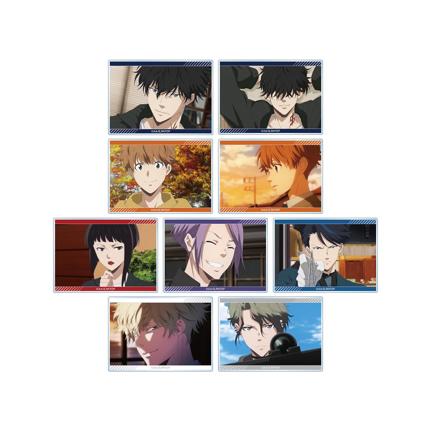 Kamonohashi Ron s Forbidden Reasoning Trading Scene Acrylic Cards Vol.2 9-Piece Box
