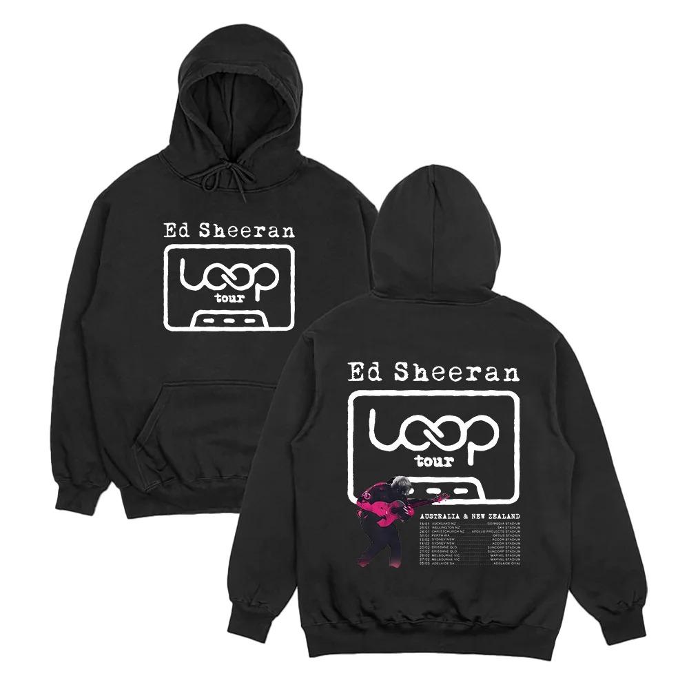 Ed Sheeran LOOP Tour Hoodies Hip Hop Graphic Clothing Streetwear NEW Fashion Unisex Women Men Pullovers High Street Sweatshirts
