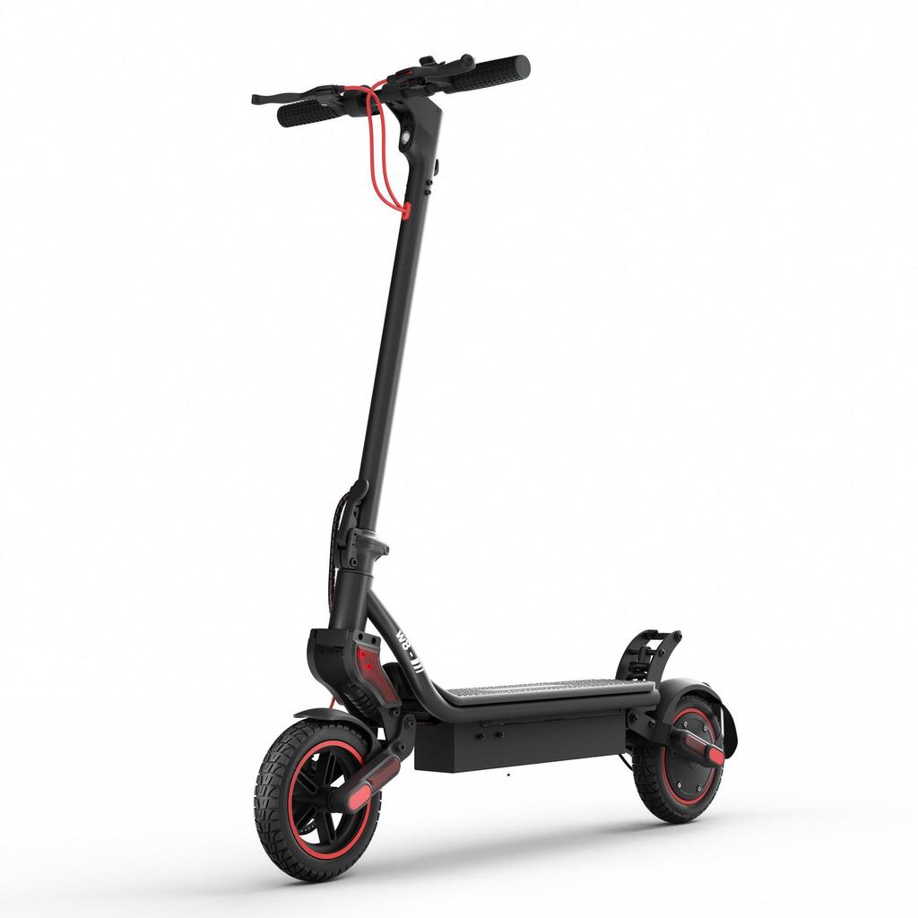 40km/h iScooter W8 Commuter E-Scooter for Adults 750W, 48V14Ah, Full Suspension, 9.3inch Off-Road Tires City Electric Scooter