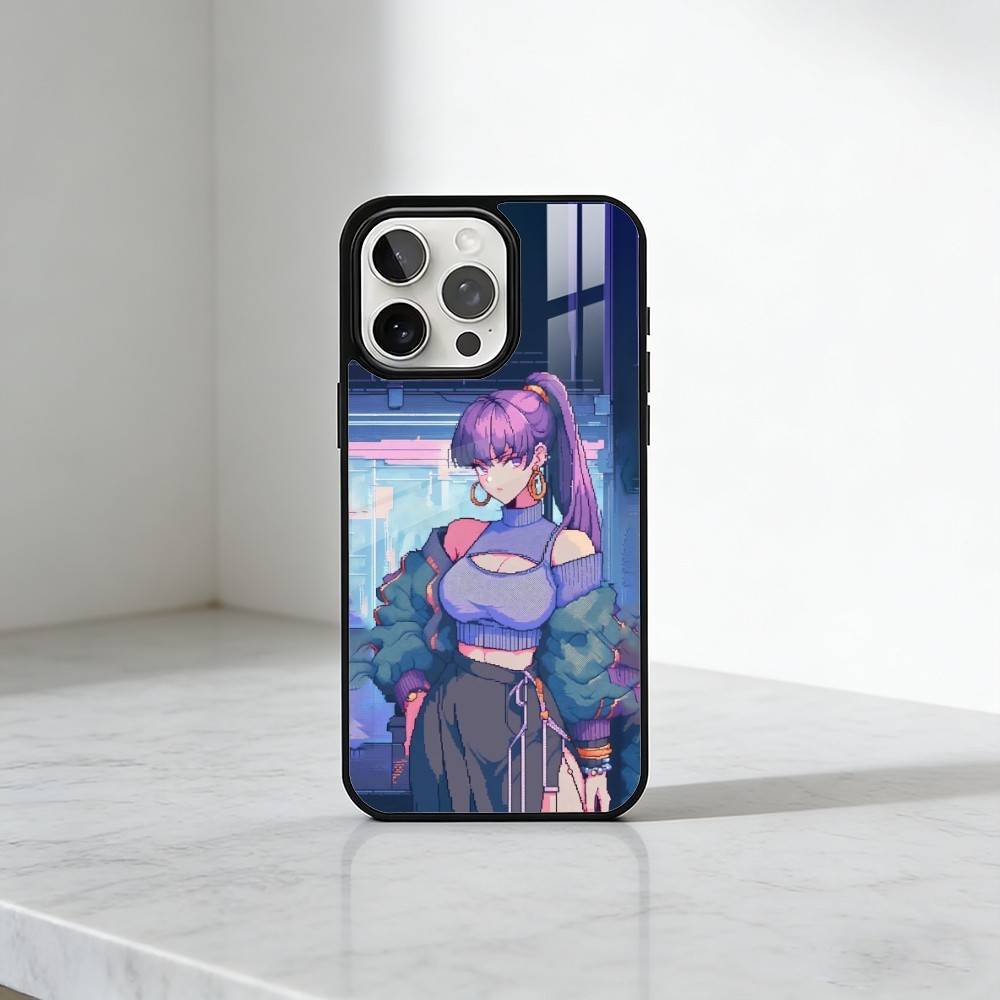 8Bit World Girls  Phone Case For iPhone17,16,15,14,13 Plus,Pro Max Magnetic For Magsafe Wireless Charging