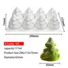 3D Cream Christmas Tree Chocolate Cake Baking Tool Xmas Tree Multi Cavity Silicone Mold Cake Biscuit Jelly Muffin Making Mould