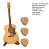 Wooden Guitar Pick Box with Stand Guitar Pick Display Box with 3 Pcs Guitar