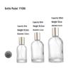 In-stock Empty Perfume Bottles: Glass Spray Bottles for Car or Personal Use in 30ml, 50ml, and 100ml Sizes