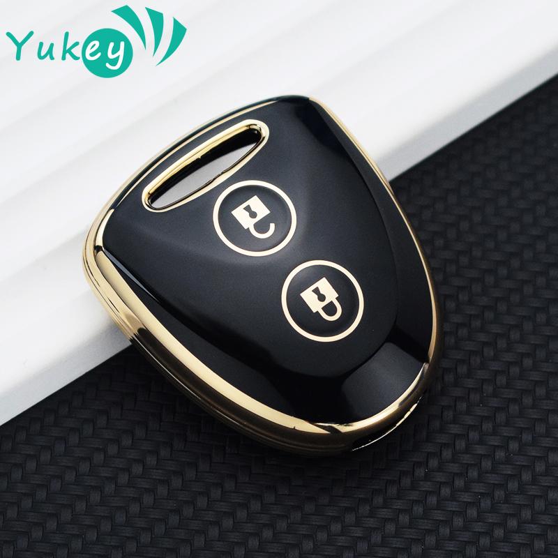 

Чехол для дистанционного ключа автомобиля из ТПУ с 2 кнопками для Toyota Avanza Wigo Grand Daihatsu Xenia PERODUA Alza Myvi Axia чёрный