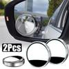 2Pcs 360 Degree Reversing Mirror Car Rear View Mirror Reversing Wide Angle Mirror For Mazda 2 3 6 Axela CX-5 CX-3 CX-7 Demio MS I1