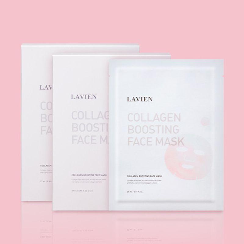 LAVIEN [2 BOX/8 Sheets] Collagen Boosting Face Mask 2BOX (27ml x 8ea)