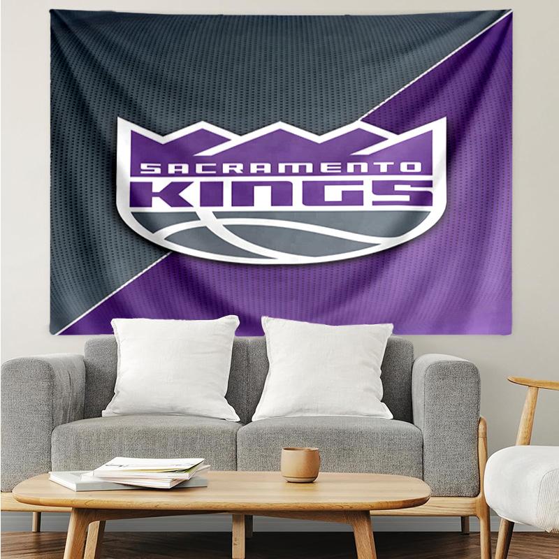 Sacramento Basketball Logo Quick-Dry Tapestry Hanging for Bedroom,Livingroom, Playroom,Decor Art Room Wall Tapestry Holiday and Birthday Gifts