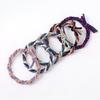 Colorful Plaited Braid Hairband with High Elasticity, Hair Elastic Band, Thickened Hand-woven Hair Tie, Knotted Hair Rope