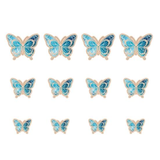 12Pcs Wall Stickers 3D Hollow Wall Decals Bedroom Living Room Decorations Removable Decorative DIY Art Decor Easy Install Birthday Party Decor