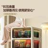 Drawer-type Storage Cabinet for Snacks, Toys, Plastic Storage for Living Room, Movable Bathroom Slit Storage Cabinet