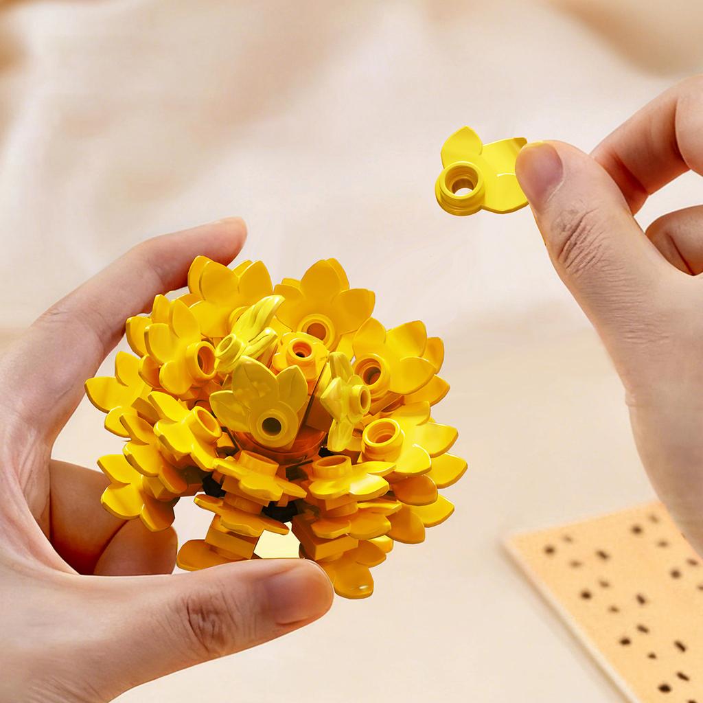 TOYLINX Stavebnice DIY Kytice divokých květin Vzdělávací hračka Věčná domácí dekorace Rodinná kreativní činnost Dárek k narozeninám ke Dni matek