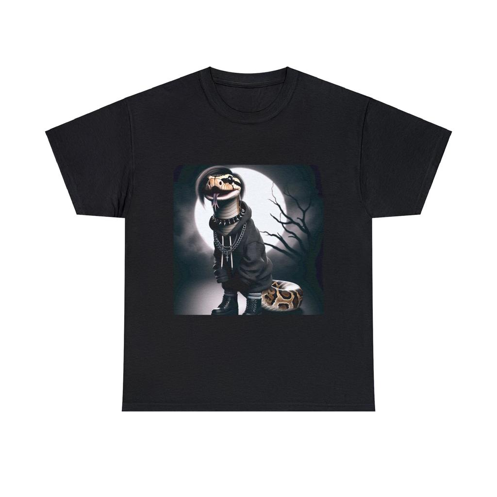 Streetwear Designer T Shirt Snake Punk Gothic Cool Hipster Emo Funny Animal Tee