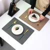Nordic Washable Cloth Pattern Placemat, High Temperature Resistant and Oil-proof Dining Table Insulation Mat, Advanced Western Food Coaster Can Be