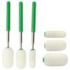 AEE2-Telescoping Pottery Sponge  Shaping Tool,Telescoping Sponge Stick With Replacement Heads For Cleanup And Removing