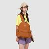 Outdoor Nylon Backpack Women Solid Color Backpack Student Schoolbag