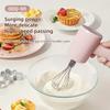 Handheld Electric Egg Beater & Mixer - USB Rechargeable, Portable, 3-Speed Control, Ideal for Cakes, Cookies, and More.