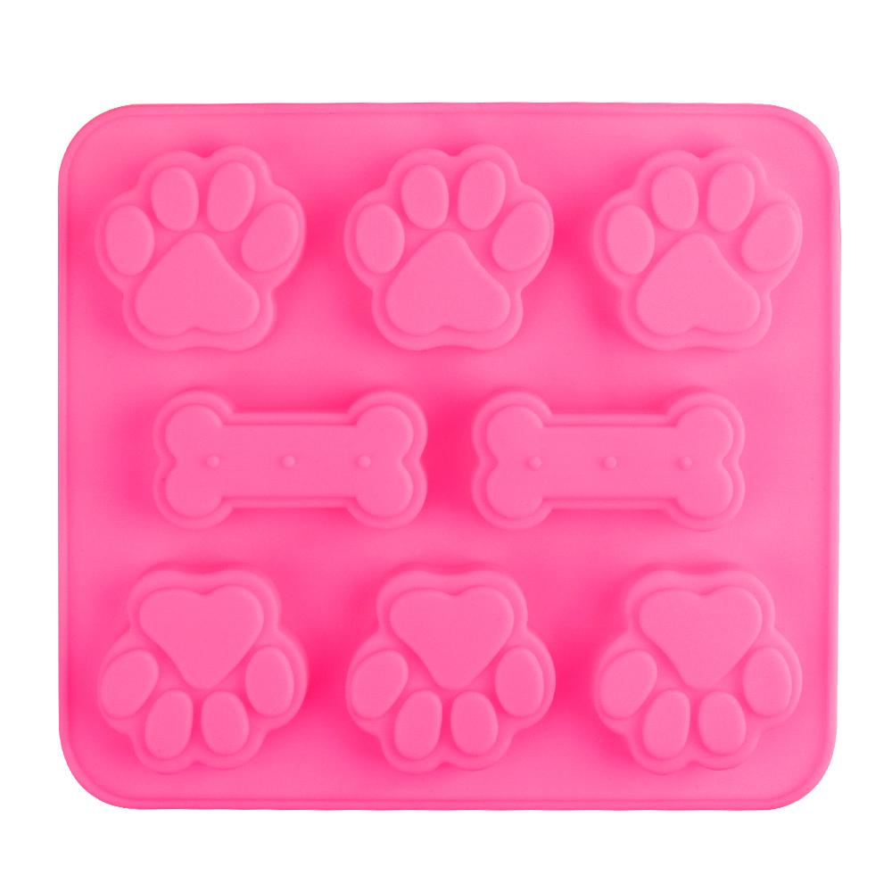 

Форма для выпечки 2 в 1 Сделай сам Лапы домашней кошки собаки Косточка собаки Следы собаки Форма для торта Милая силиконовая форма для шоколада