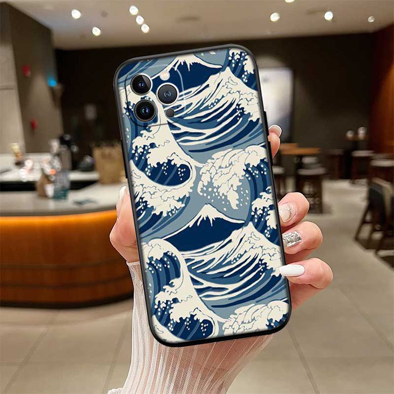 UP32 Great Wave off Kanagawa New High-End Shell Phone Case for iPhone SE X XS XR 16E 17 11 Pro Max 8 7 6 6s Plus Air