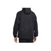 Nike Sportswear Solid Color Drawstring Loose Sweatshirt Unisex Tops Black FN8258-010
