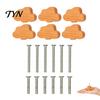 Boutons de décoration de chambre d'enfant en bois en forme de nuage pour armoires et tiroirs, Poignées d'armoire en bois Crochets muraux décoratifs Enfants avec vis, Style nordique pour enfants