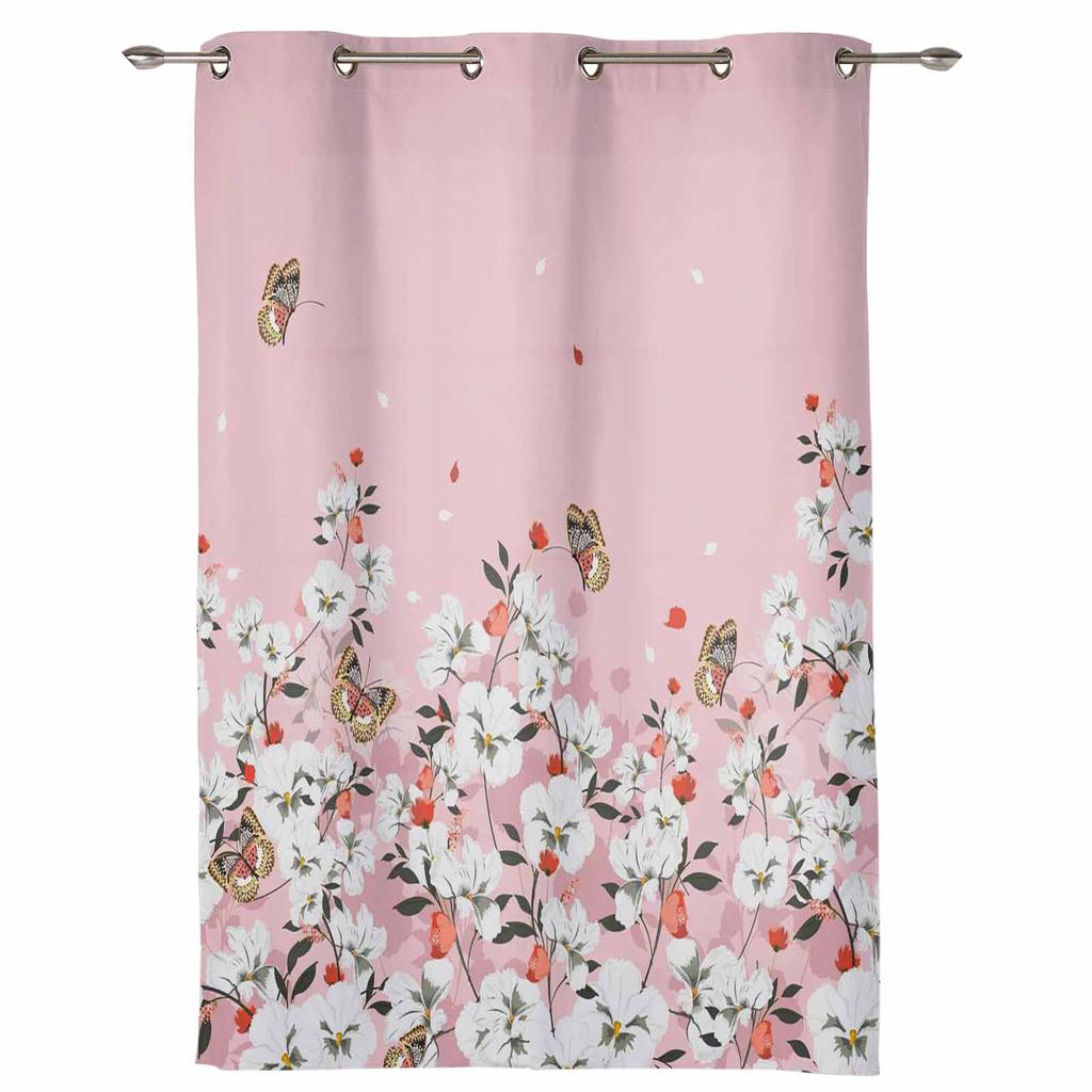 Plants Mushrooms Flowers Moon Modern Window Curtains for Living Room Bedroom Curtain Kitchen Treatment Blinds Drapes