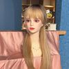 Female Mannequin Head with Makeup Stable Versatile Use Manikin Wig Stand for Necklace Glasses