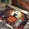 Halloween Diatom Mud Anti-Slip Floor Mat - Dust Removal, Absorbent, Easy-Clean Entrance & Bathroom Decor