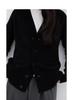 Women's 100% Wool V-Neck Knit Cardigan, Autumn/Winter Loose Fit Sweater Coat with Hidden Pockets