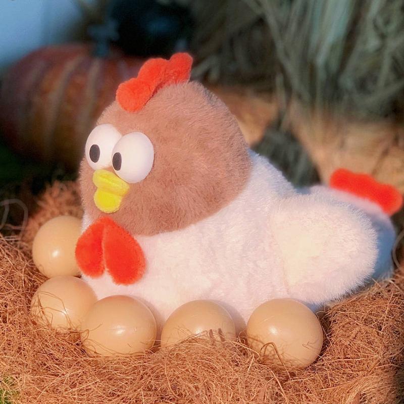 Fashion 2025 New Cute Cartoon Indoor Fluffy Slippers For Women Winter Warm Shoes Funny Chicken Anti-slip Girls Home Floor Cotton Slipper