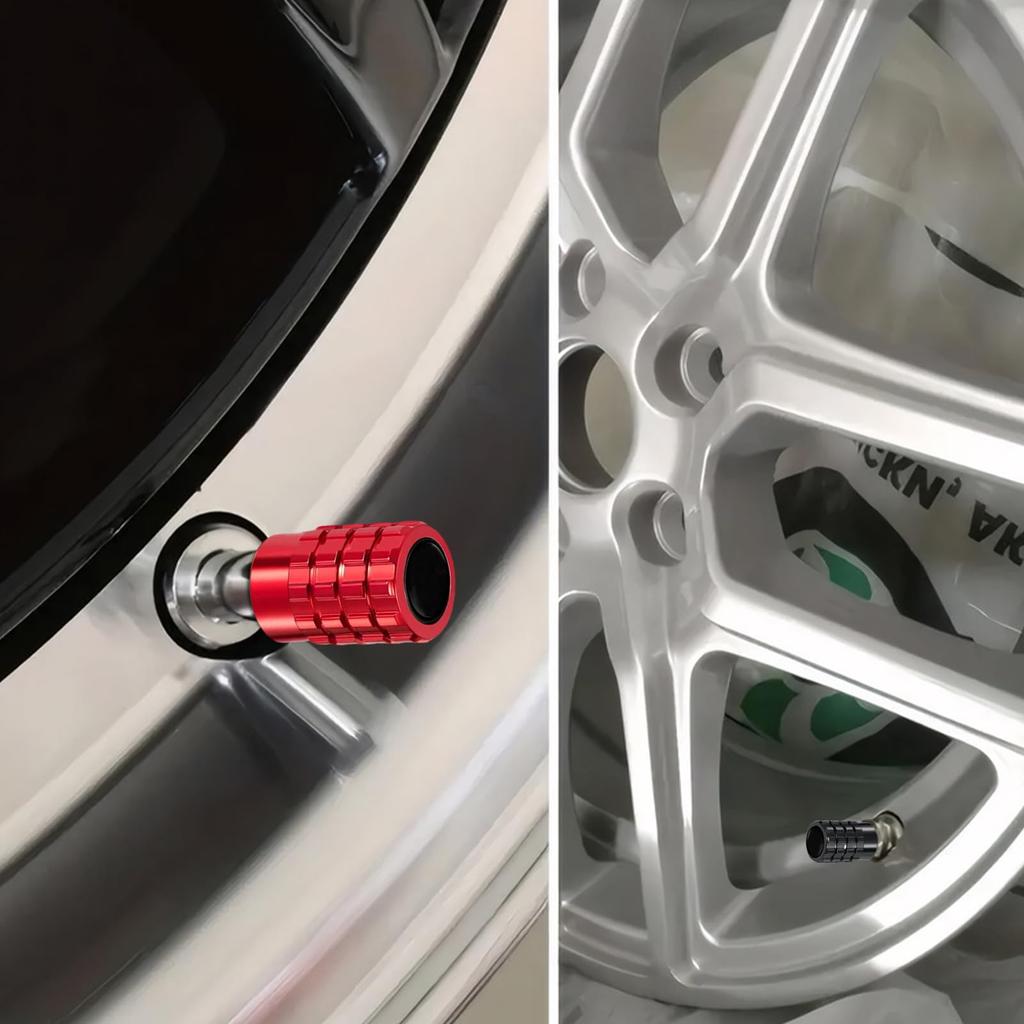 Meltryllis 4 Pcs Air Valve Caps for Toyota Tire Valve Stem Caps Car Decoration